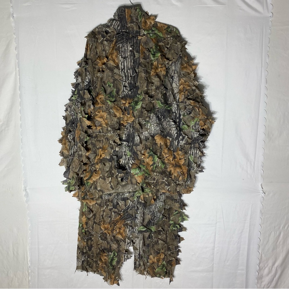 Green Trail Hard Woods Camouflage Leafy Suit Gillie Suit Camo Suit L/XL - Picture 2 of 16